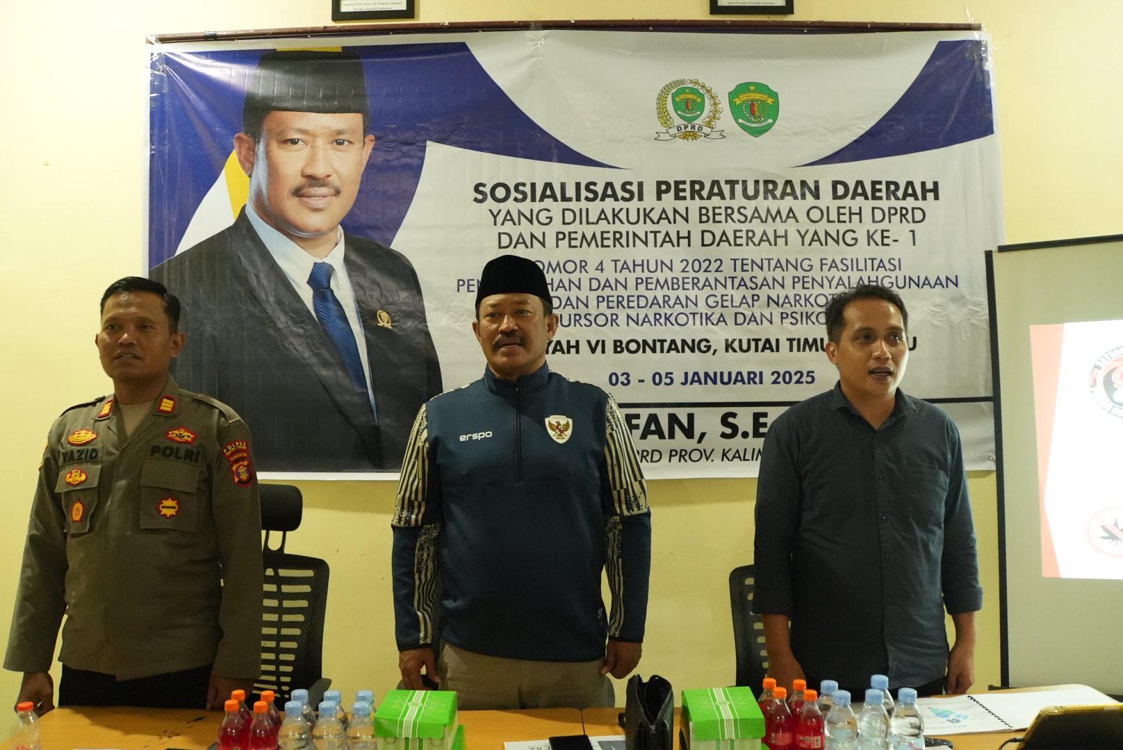 Sosialisasi Perda Nomor 4 Tahun 2024: Upaya Bersama Melawan Narkoba di Kecamatan Bengalon