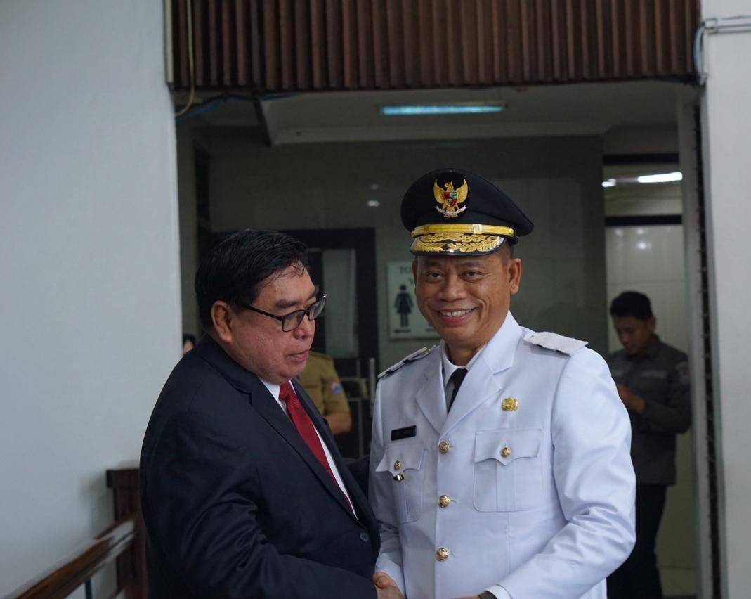 Pelantikan Pj Gubernur Sulsel Prof Fadjry Djufry, Di Hadiri Abdul Hayat Gani