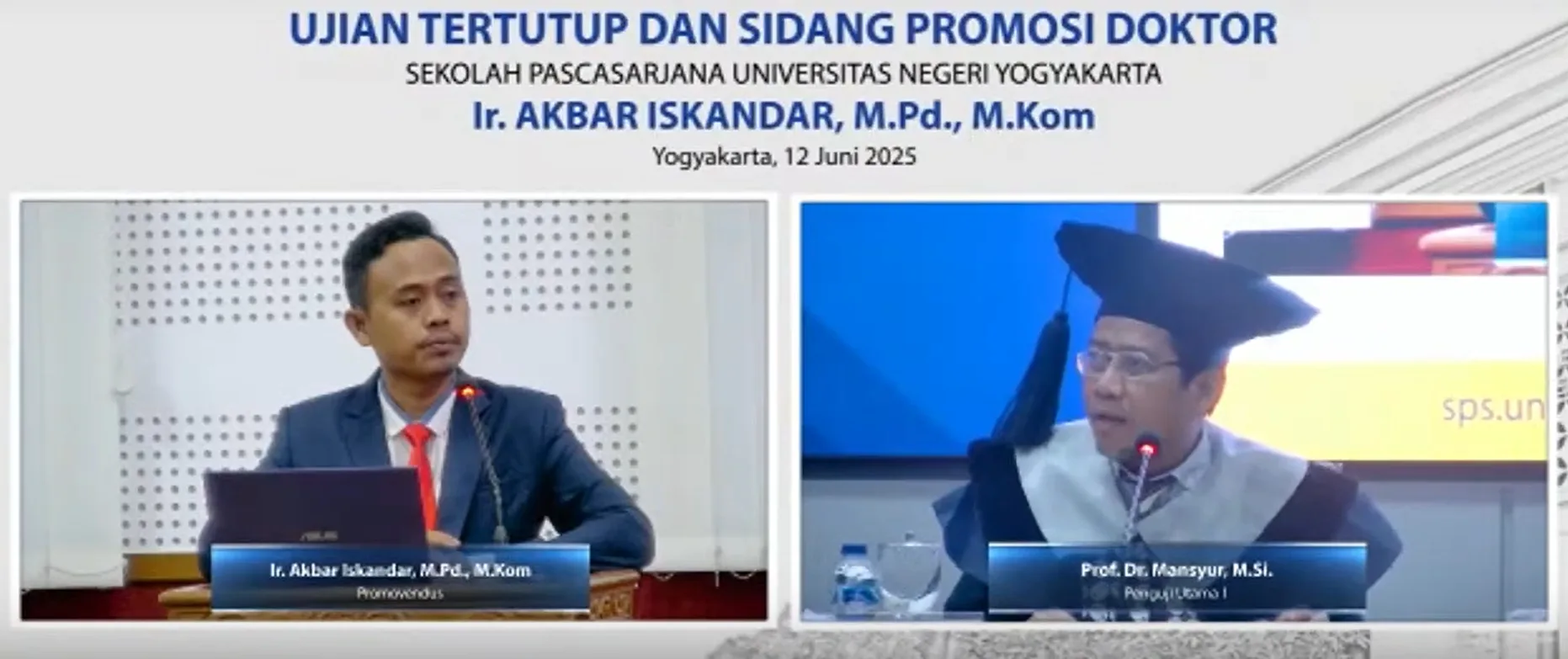 Berbekal Scopus, Ketua RJI Sulawesi Selatan Langsung Lulus Ujian Tertutup dan Promosi Doktor UNY