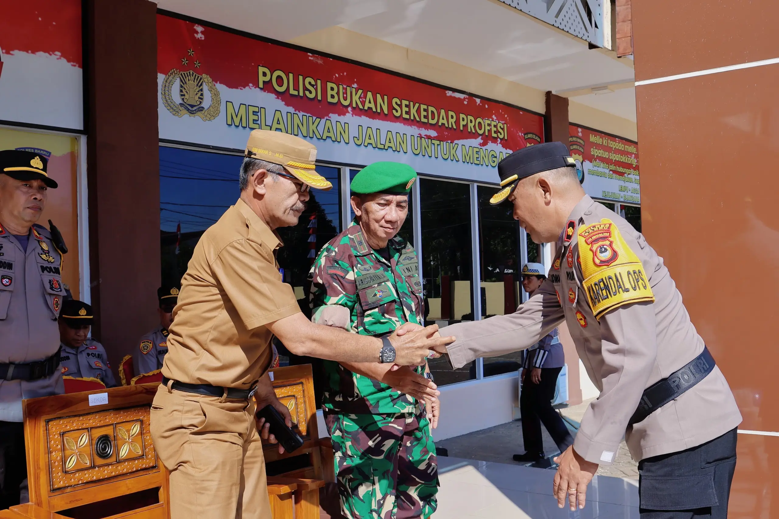 PJ Sekda Barru Wakili Bupati Barru Gelar Apel Operasi Patuh Pallawa