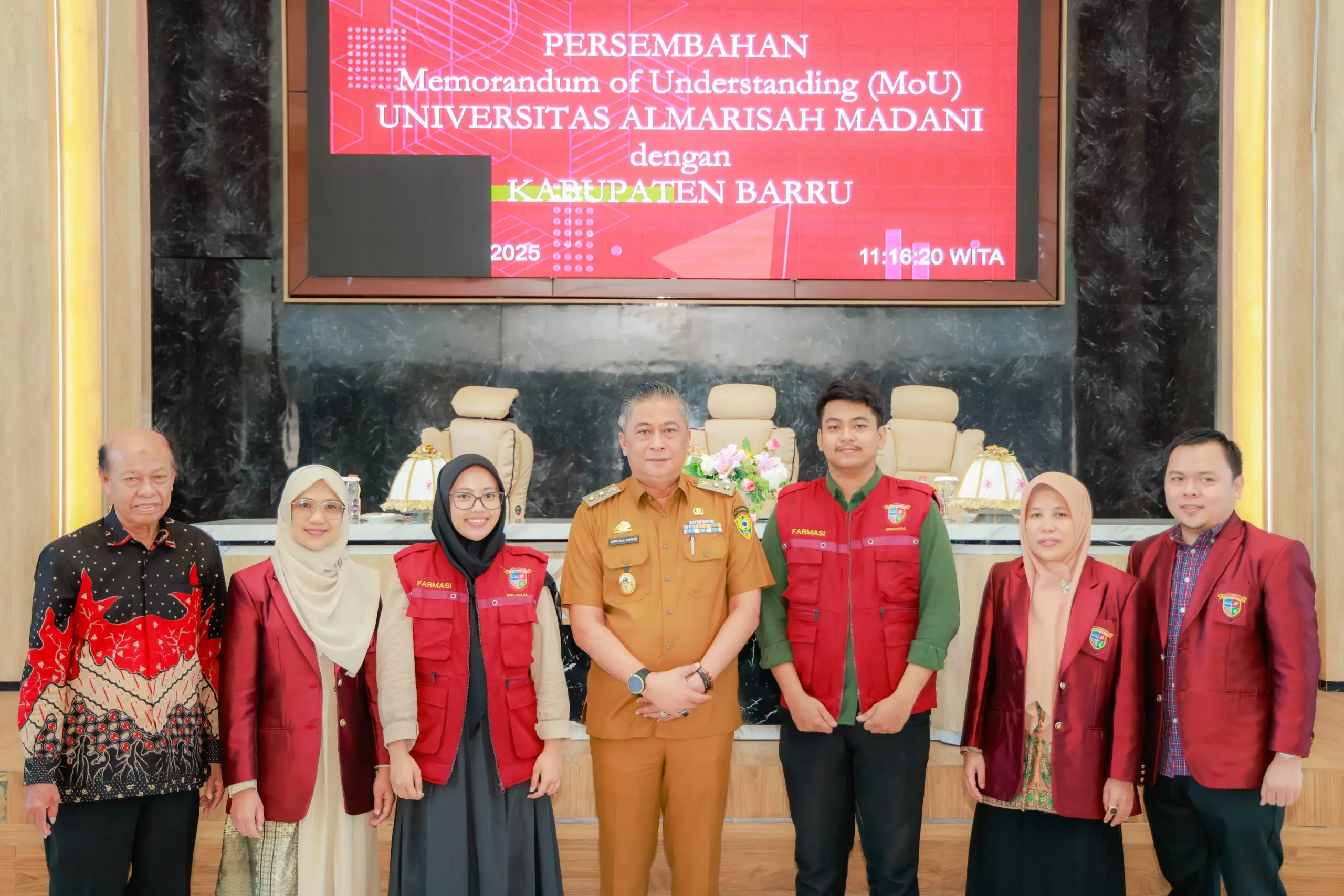 Pemda Barru Lakukan Kerja Sama Nota Kesepahaman Dengan Universitas Almarisah Madani