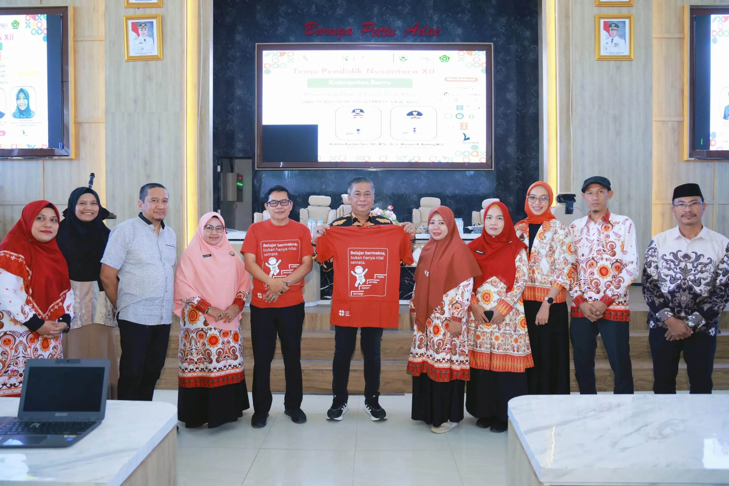 Wakil Bupati Menghadiri Temu Pendidik Nusantara XII Tingkat Kabupaten Barru