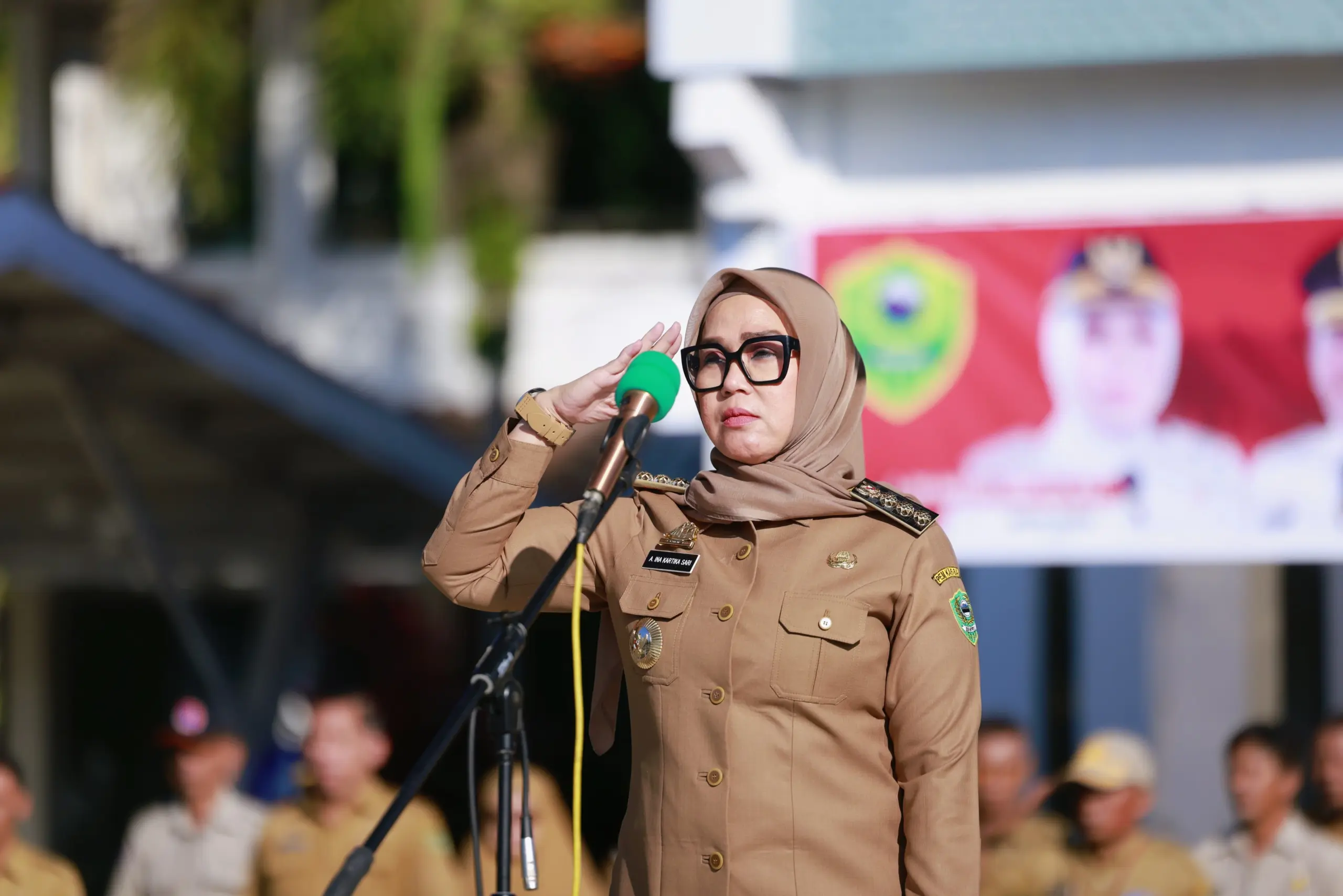 Bupati Bupati Kembali Pimpin Upacara Bendera Yang Rutin Di Gelar