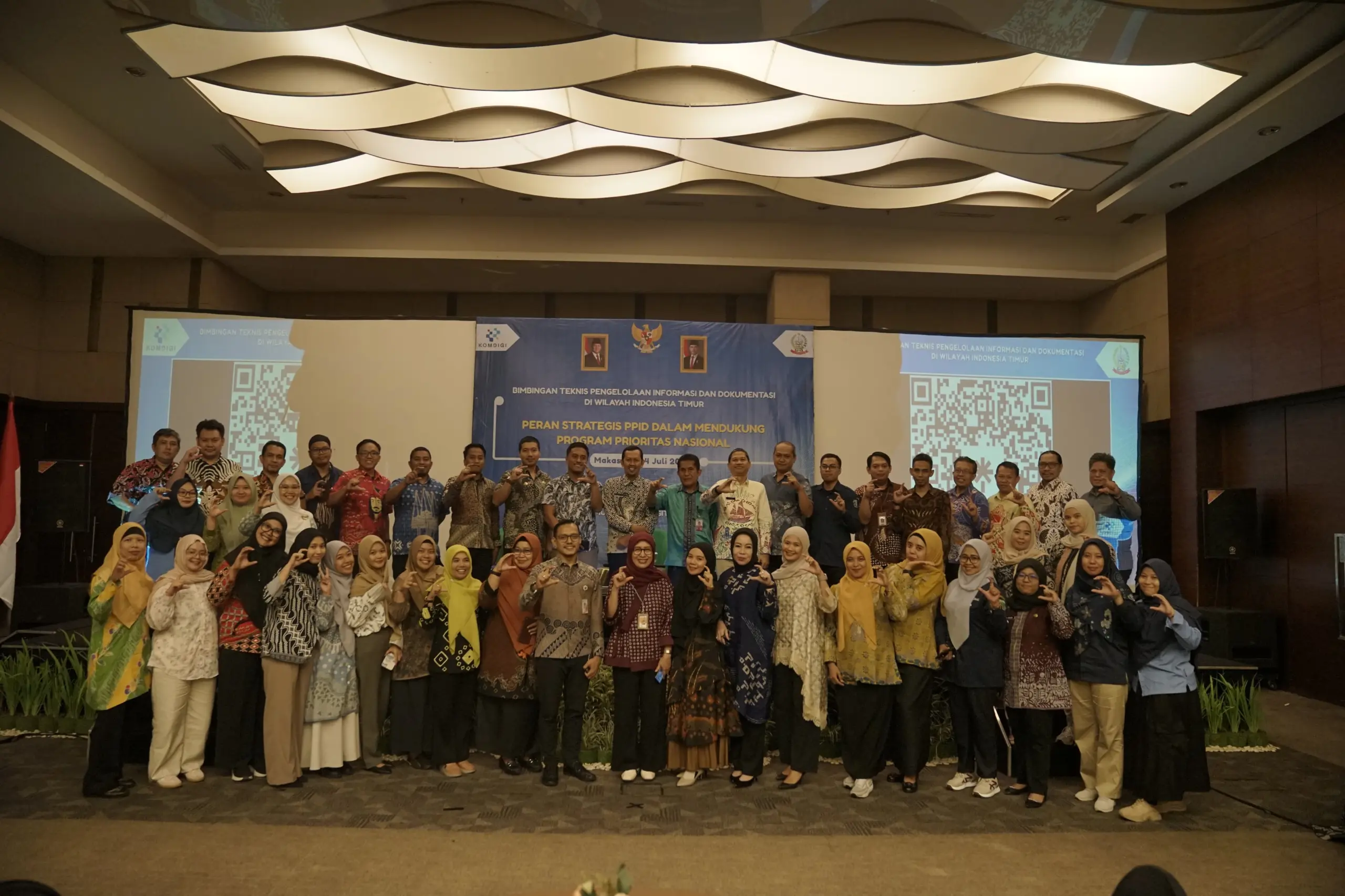Perkuat Tata Kelola Informasi Publik, Diskominfo Barru Hadiri Bimtek Regional Indonesia Timur