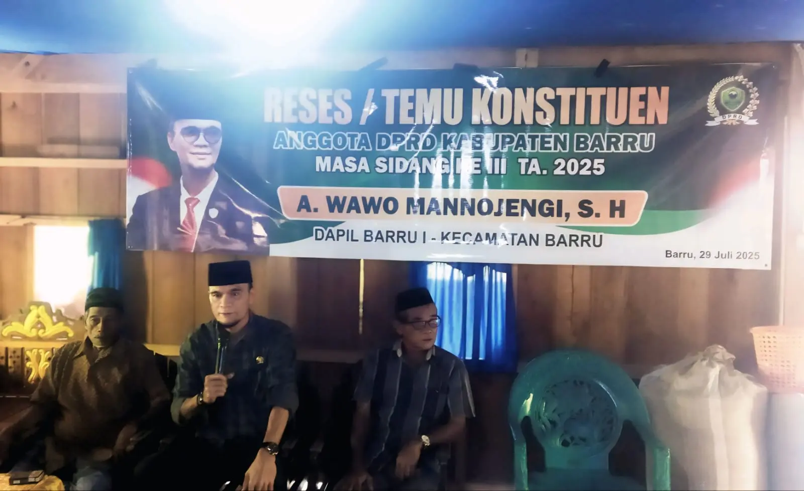 Andi Wawo Mannojengi Gelar Reses di Dapil Barru I, Fokus pada Aspirasi Masyarakat