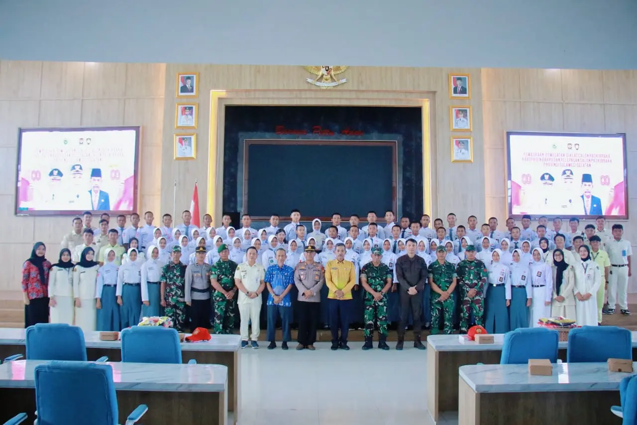 Pemkab Barru Buka Pemusatan Pelatihan Paskibraka, Dua Siswa Terbaik Siap Mewakili di Tingkat Provinsi