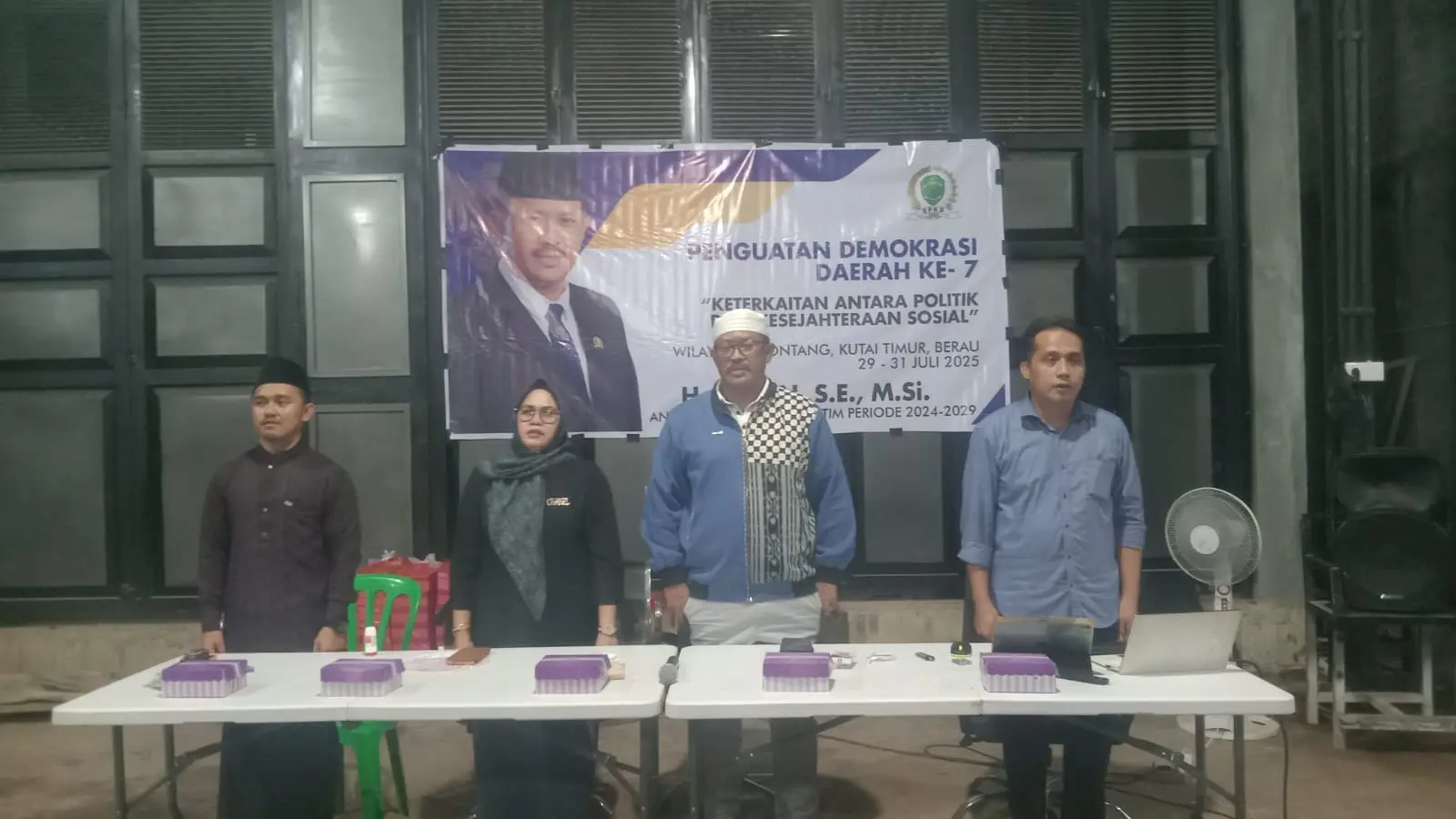 Penguatan Demokrasi Daerah ke-7,DPRD Kaltim, H.Arfan ; Tekankan Keterkaitan Politik dan Kesejahteraan Sosial