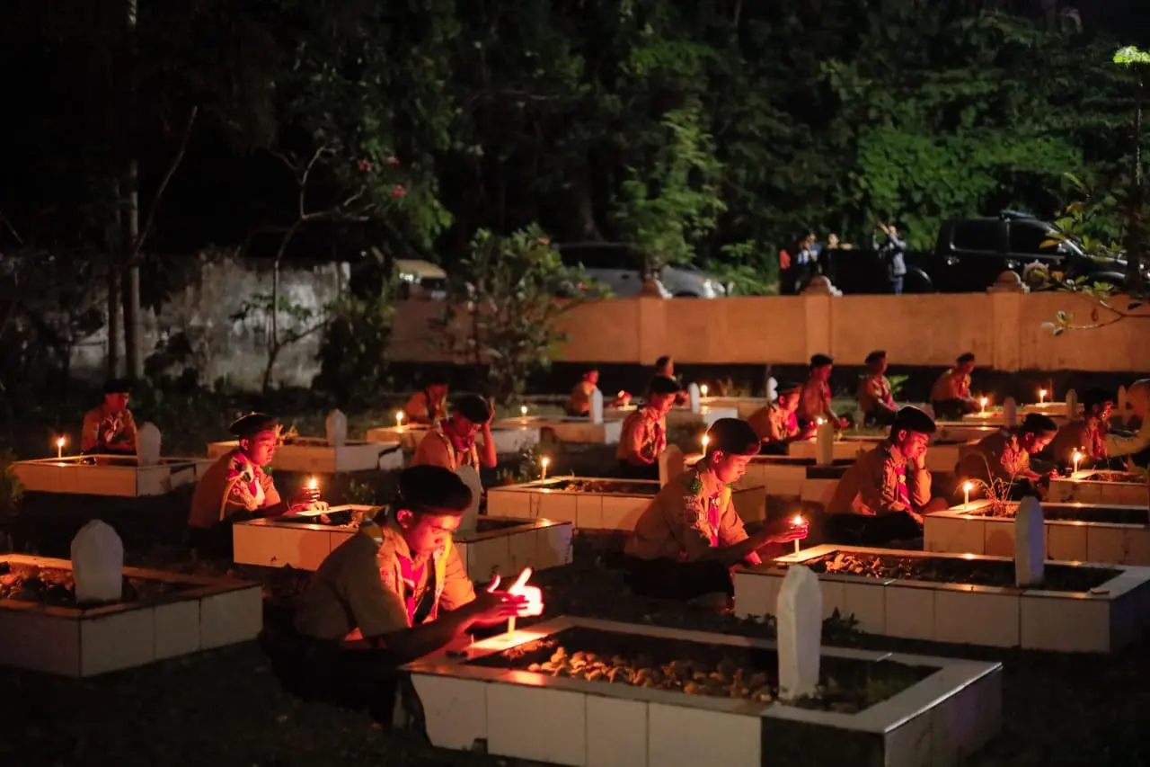 HUT ke-80 RI, Barru Kenang Jasa Pahlawan dengan Renungan Suci dan Hening Cipta