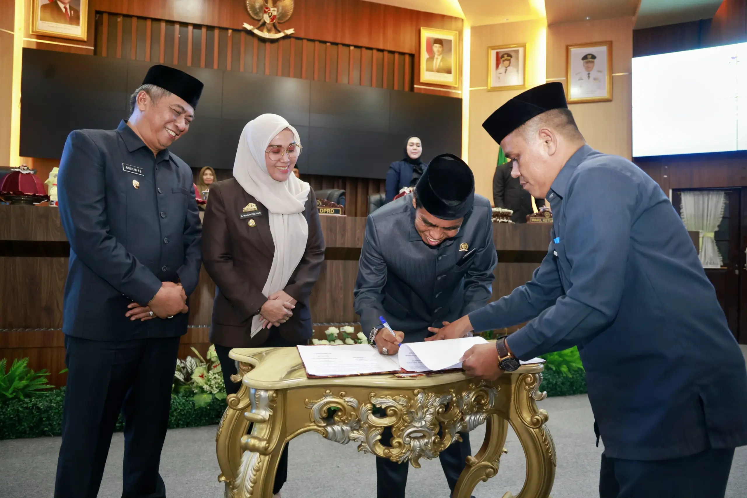 Pemkab Barru Dan DPRD Sepakati Perubahan Anggaran APBD 2025