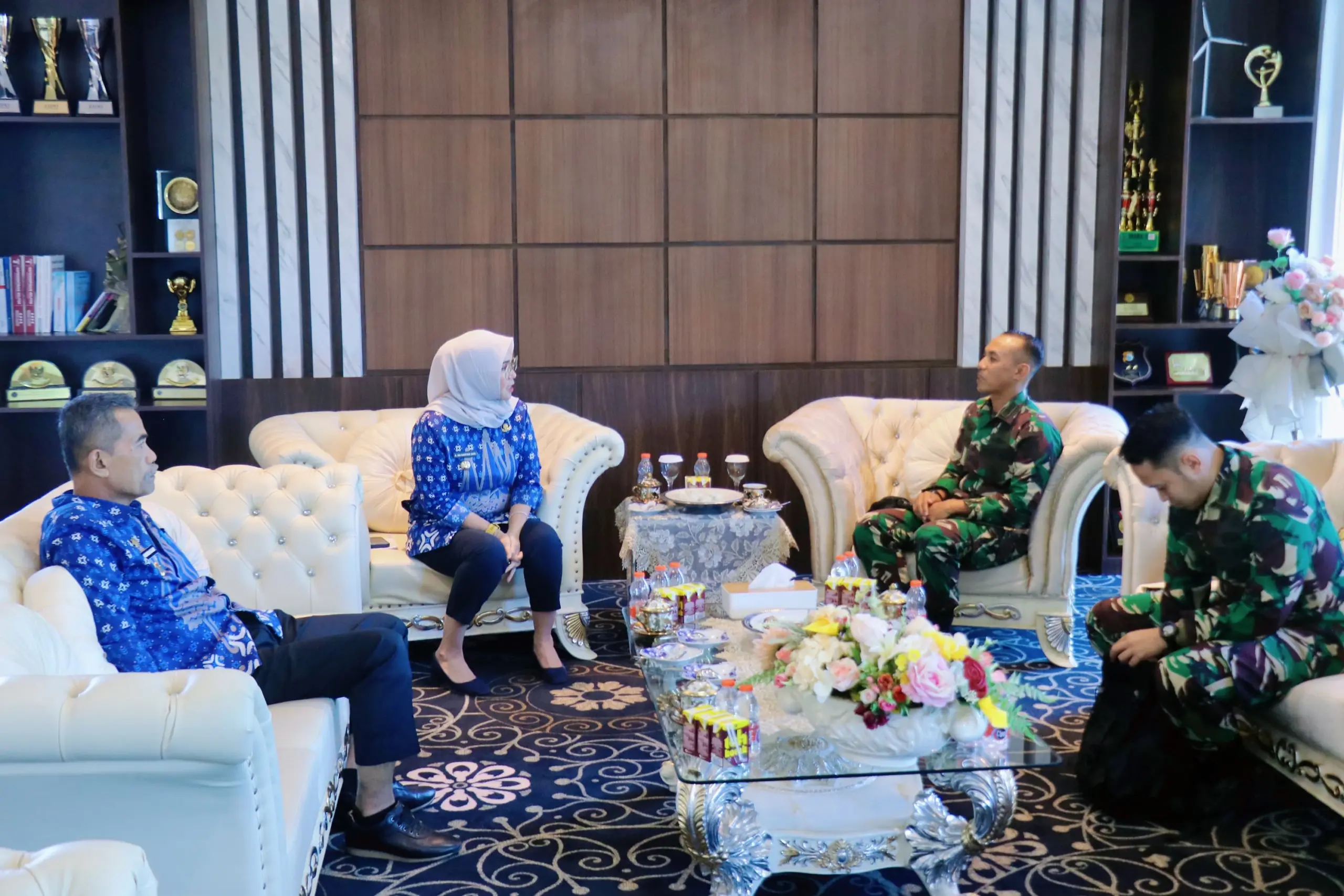 Bupati Barru Dukung Pelaksanaan Latihan Menembak Senjata Berat di Tanete Rilau