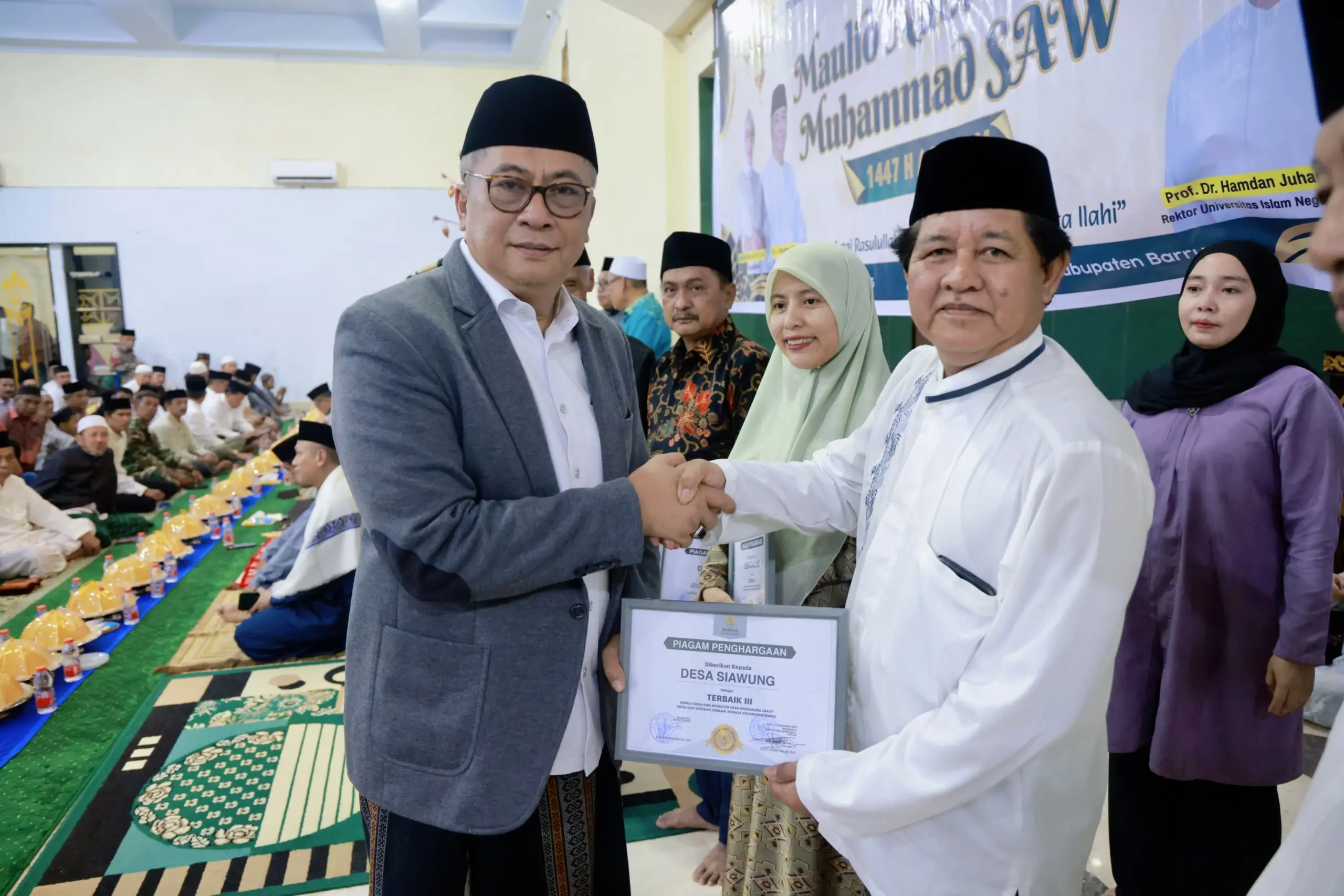 Wabup Barru: Peringatan Maulid Nabi Adalah Wujud Cinta Umat Kepada Rasulullah SAW.