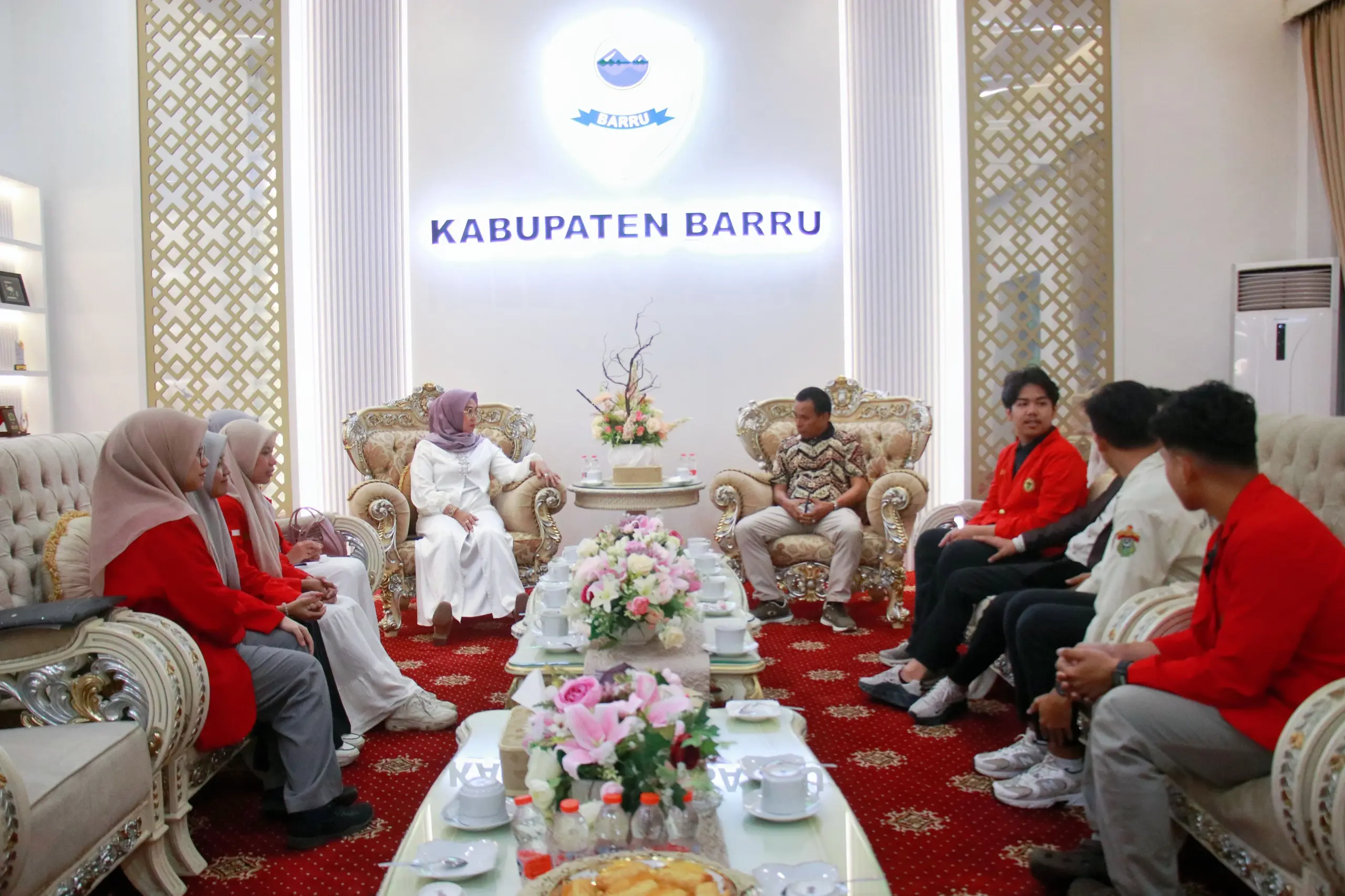 Bupati Barru Terima Audiensi Mahasiswa Fakultas Kedokteran Unhas