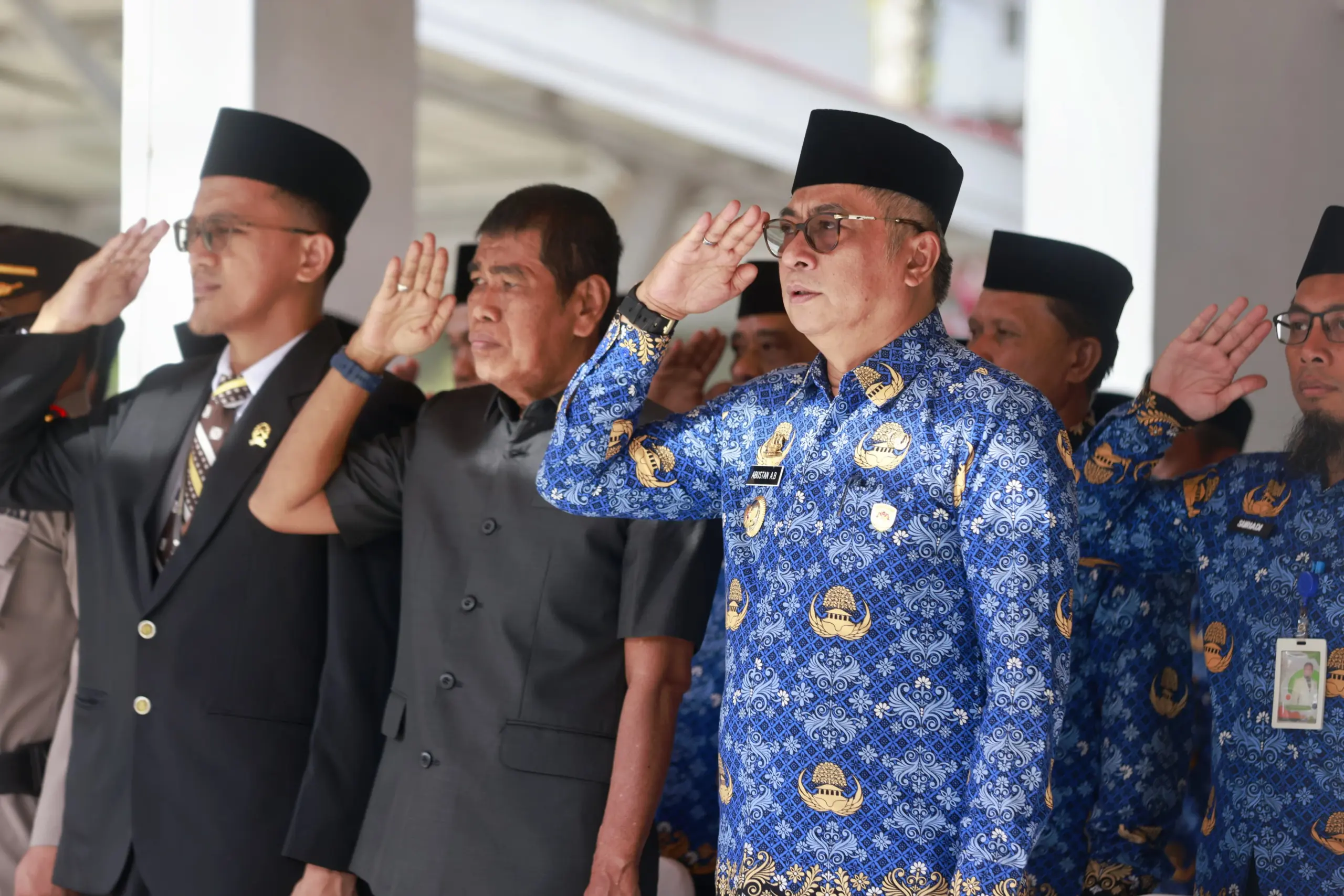 Barru Gelar Upacara Hari Kesadaran Nasional, Wabup Abustan Apresiasi ASN Pensiun