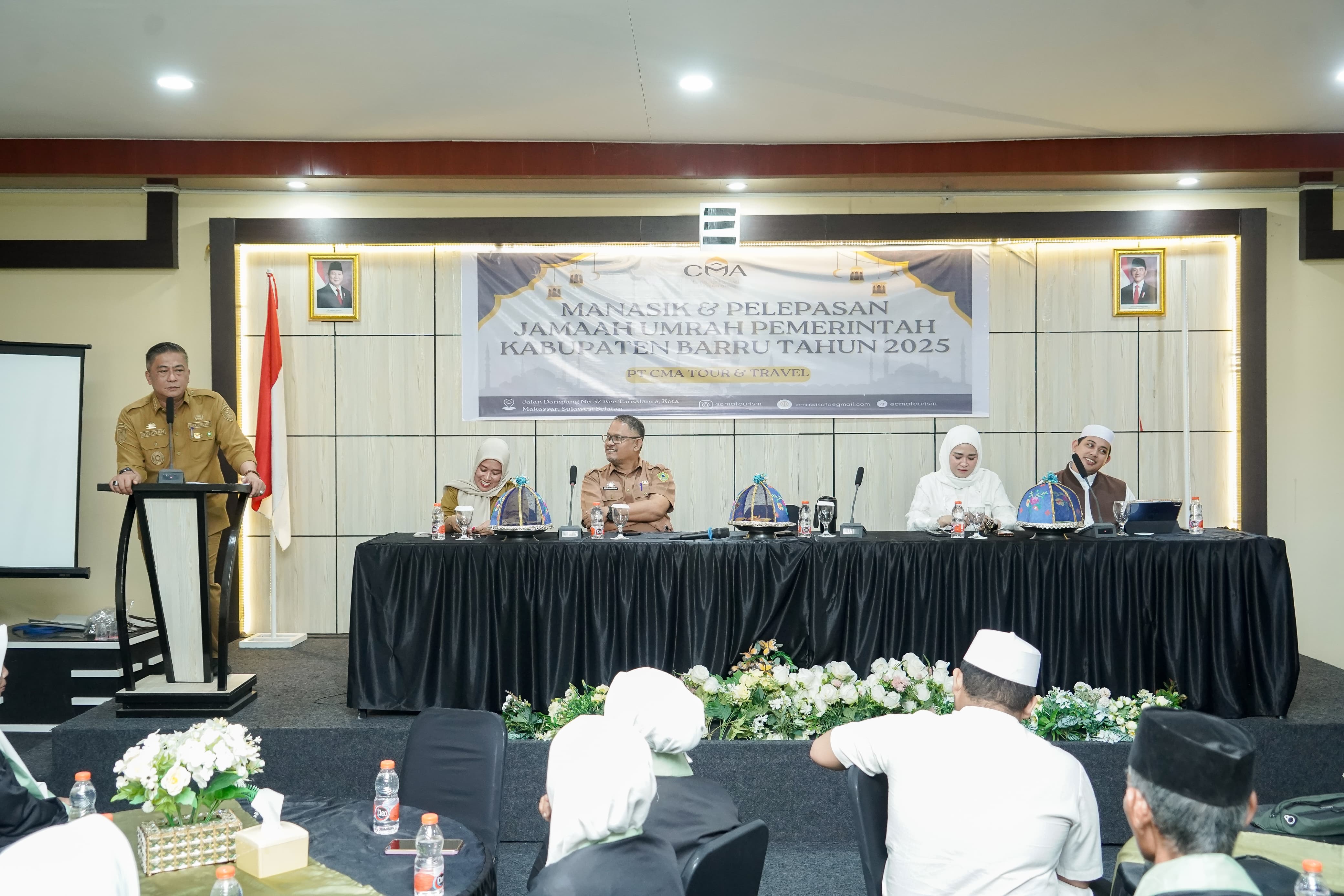 Sukses Gelar Manasik, Wabup Barru Harap Jamaah Umrah Mabrur dan Sehat Selama di Tanah Suci