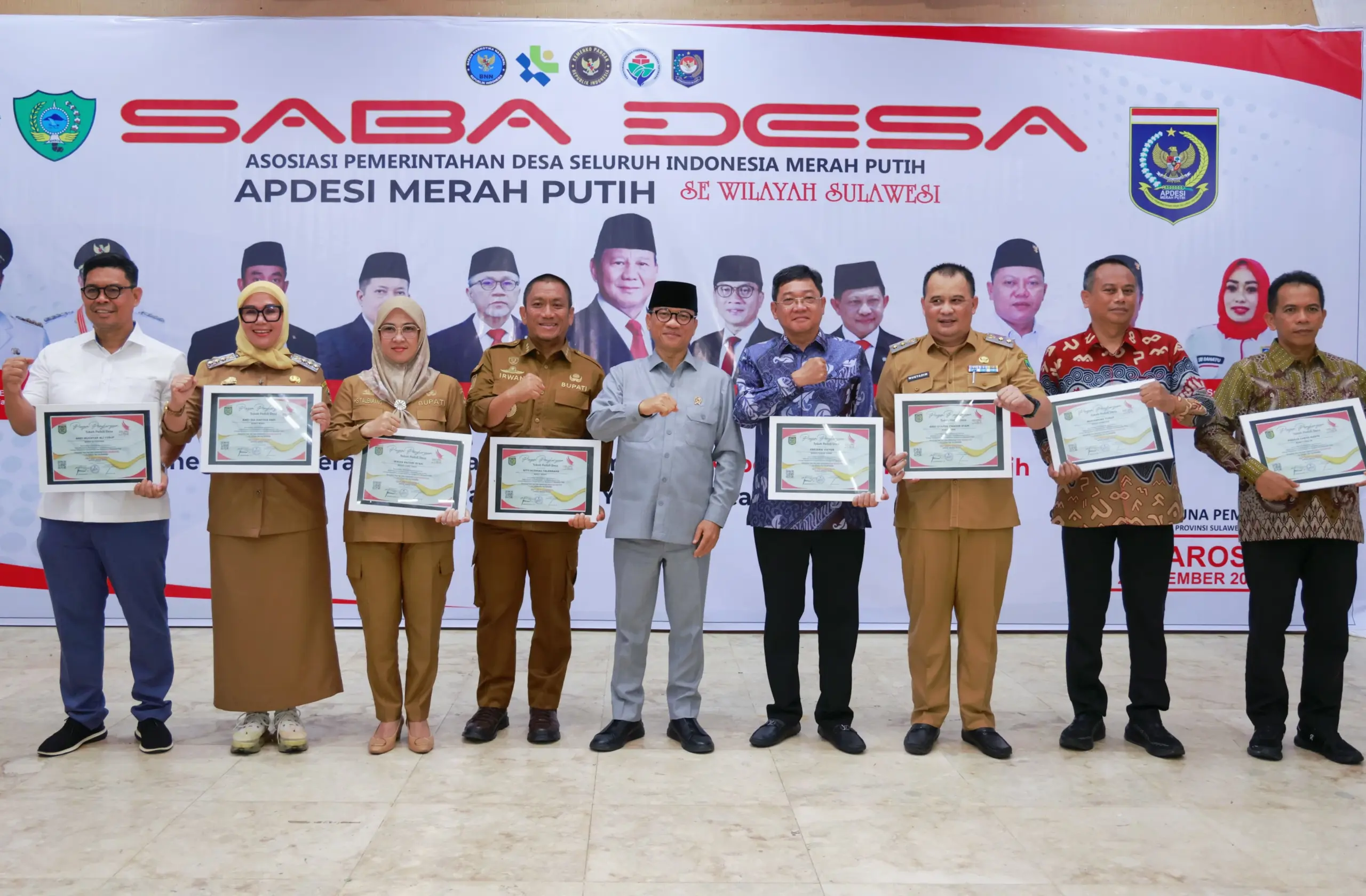 55 Koperasi Merah Putih Barru Berbadan Hukum: Bupati Ina Sari Terima Apresiasi Nasional