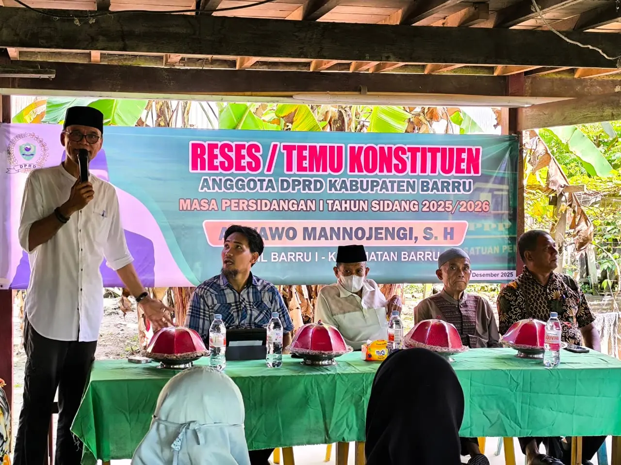 Anggota DPRD Andi Wawo dan Camat Barru Bau Cibu Bersinergi: Reses Hangat di Mangempang Usung Solusi Pembangunan Barru