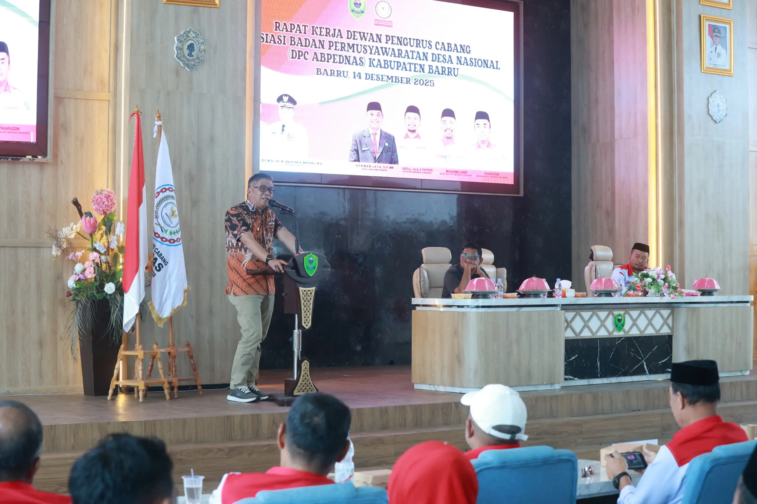 Wakil Bupati Barru Tekankan Peran BPD Sebagai Pengawal APBDes Yang Efektif