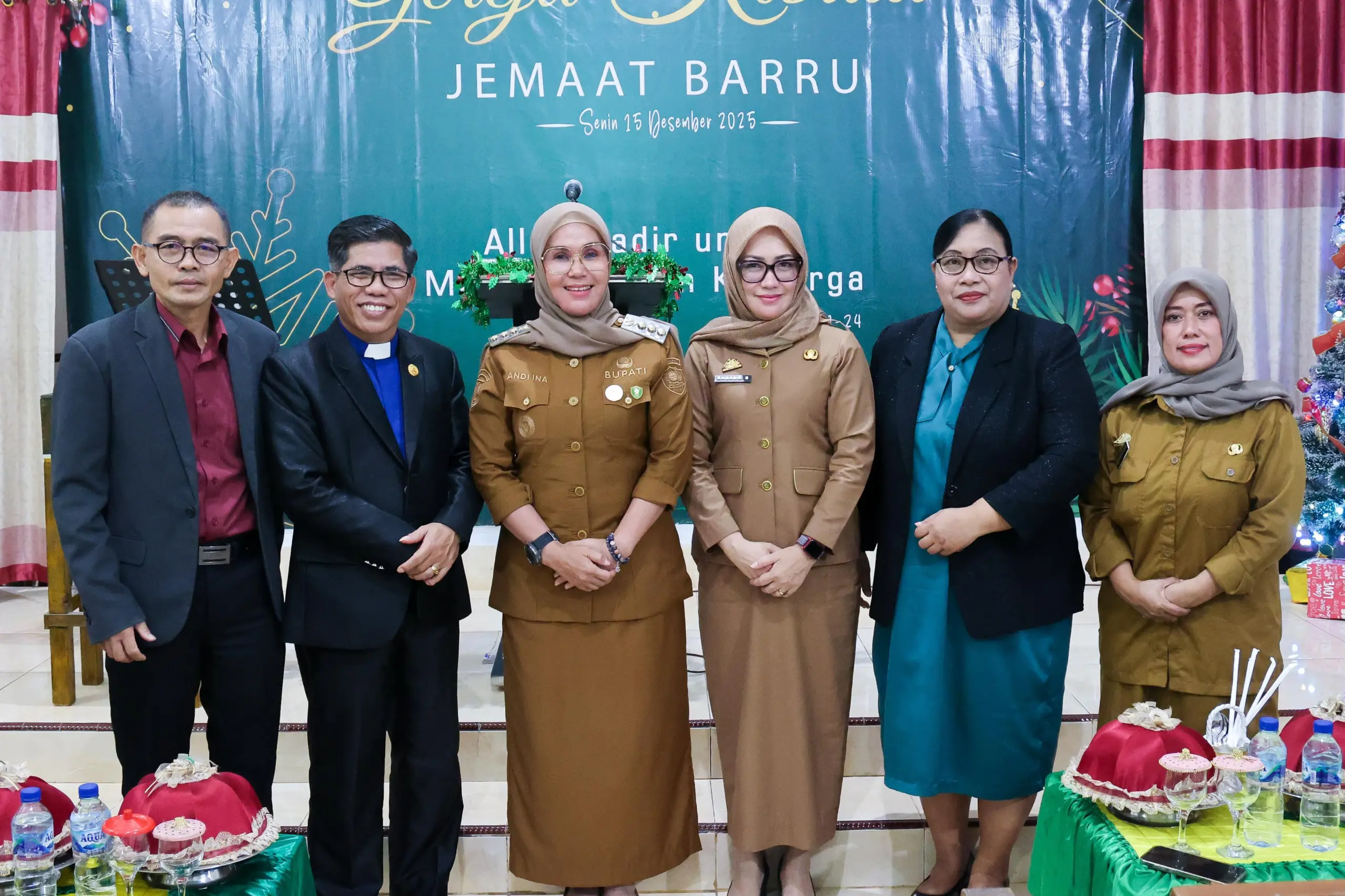 Bupati Barru Hadiri Perayaan Natal KIBAID 2025: Perkuat Toleransi dan Persatuan