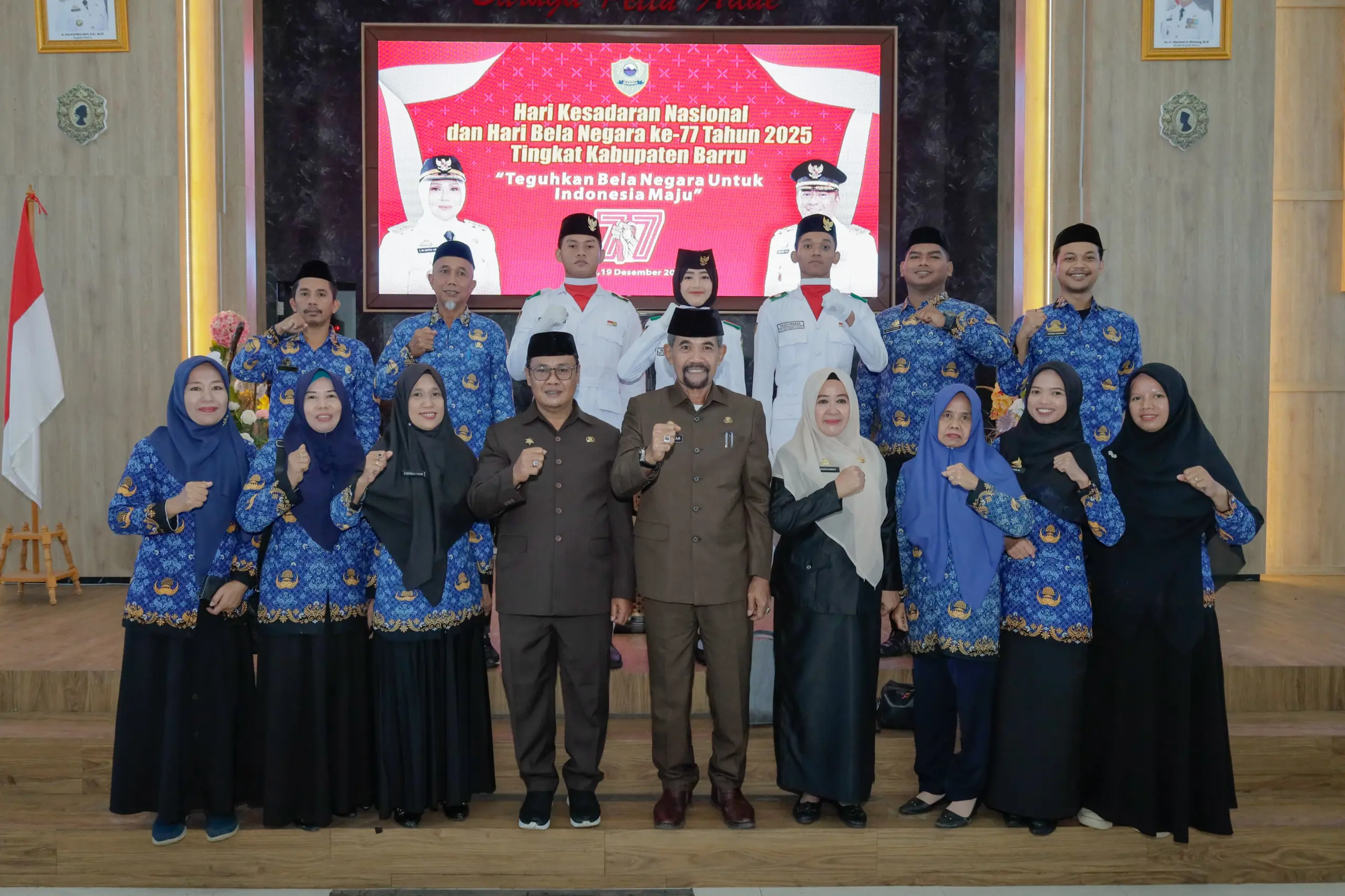 Teguhkan Integritas, Tingkatkan Pelayanan: ASN Barru Diingatkan Perannya dalam Bela Negara