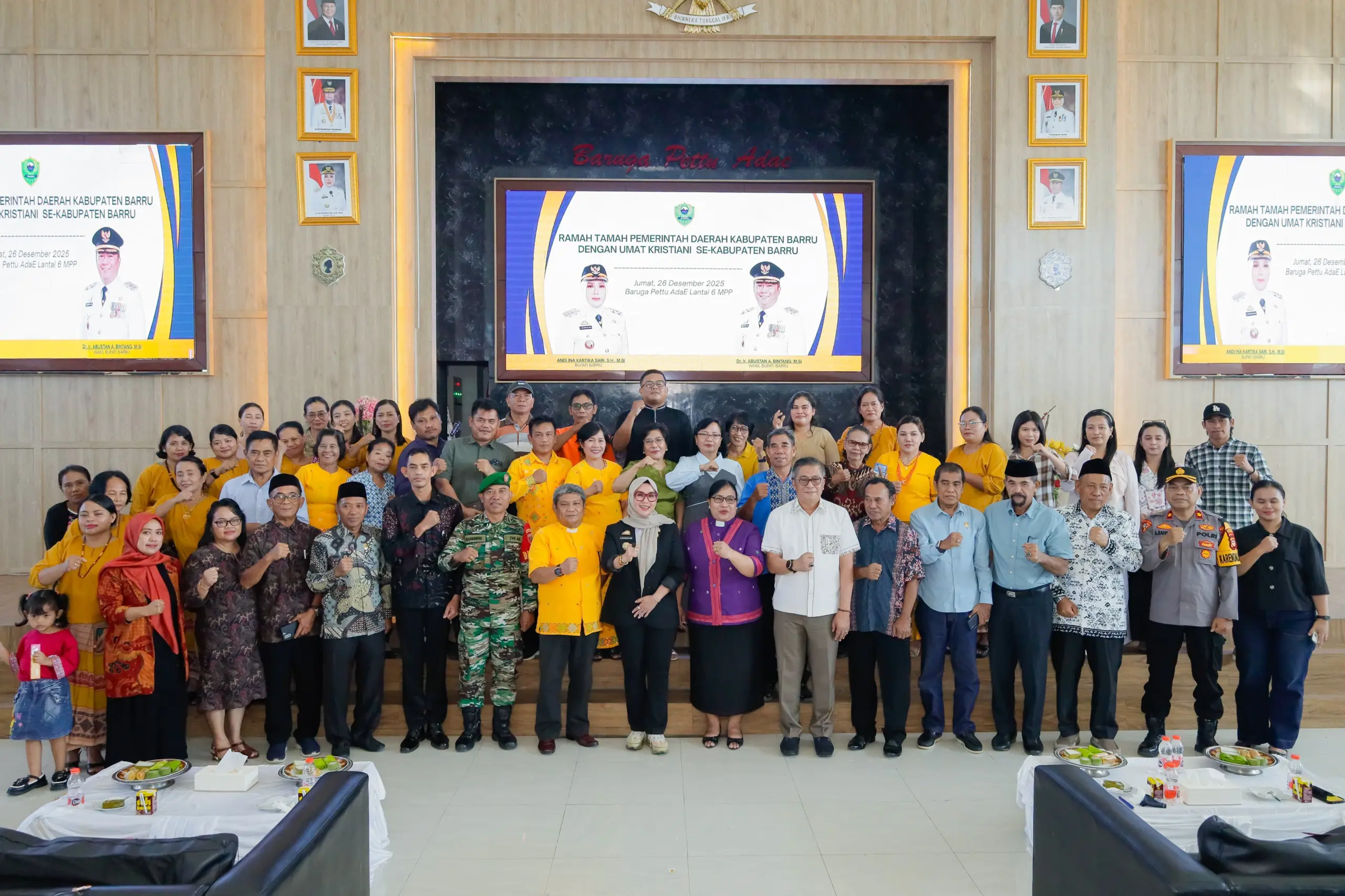 Barru Berkeadilan: Bupati Andi Ina dan Umat Kristiani Bangun Harmoni, Satu Barru Tanpa Batas Agama